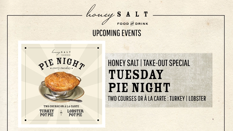 Honey Salt Tuesday Pot Pie Night