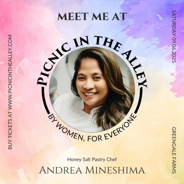 Join us at @PicnicintheAlley on Saturday, September 6 at @GreenGaleFarms! Our Pastry Chef Andrea will be whipping up something fun and delicious that is off-menu and you won’t want to miss it 😍  If you’ve never been to Picnic in the Alley, it’s 3.5 hours of food, drinks, entertainment, inspiring convos, art & shopping! The event will highlight a powerhouse lineup of women from every industry and benefits @elizabethblau’s nonprofit @womenshospitalityinitiative.  Click the link in our bio to get your tickets! 🎟️  #PicnicInTheAlley #ByWomenForEveryone #VegasEvents #SupportWomen